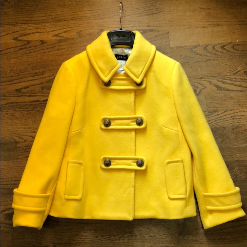 J Crew Pea Coat. NWT. Size 4P. Never worn.